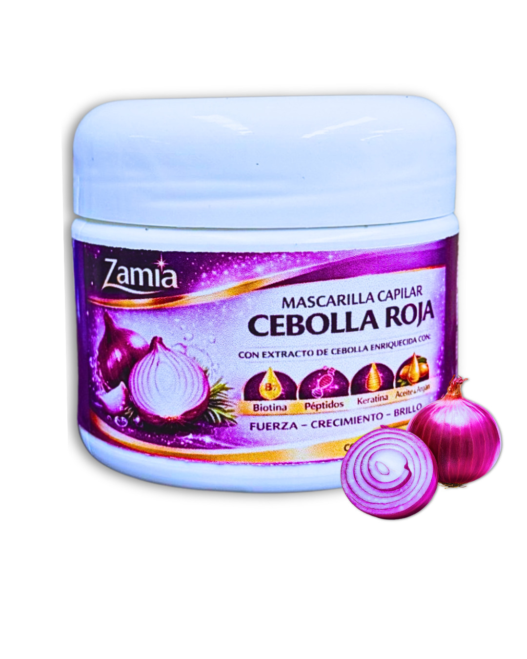 MASCARILLA CAPILAR DE CEBOLLA ROJA